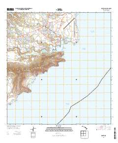 Lihue 2013 topographic map thumbnail