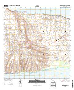 Molokai Airport 2013 topographic map thumbnail