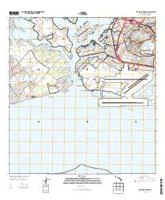 Pearl Harbor 2013 topographic map thumbnail