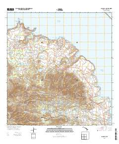 Anahola 2013 topographic map thumbnail