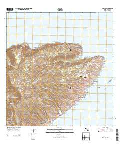 Halawa 2013 topographic map thumbnail