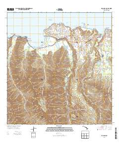 Hanalei 2013 topographic map thumbnail