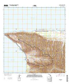 Kaena 2013 topographic map thumbnail