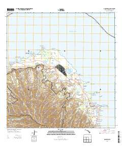 Kahuku 2013 topographic map thumbnail