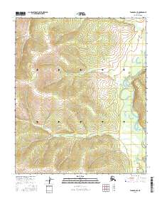 Tanana B-6 SE topographic map thumbnail