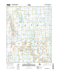 Teshekpuk C-5 NW 2016 topographic map thumbnail