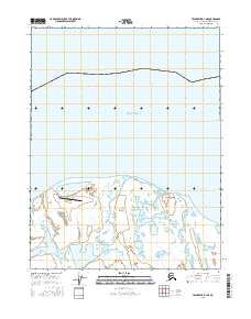 Teshekpuk D-1 NE 2016 topographic map thumbnail