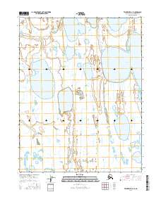 Teshekpuk D-2 SE 2016 topographic map thumbnail
