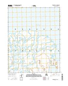 Teshekpuk D-3 SE 2016 topographic map thumbnail