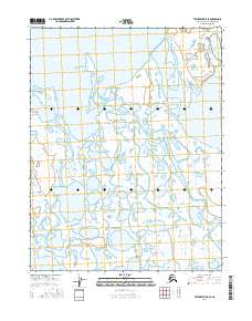 Teshekpuk D-5 SE 2016 topographic map thumbnail