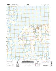 Teshekpuk D-5 SW 2016 topographic map thumbnail