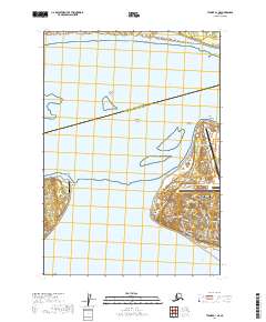 Tyonek A-1 NE 2019 topographic map thumbnail