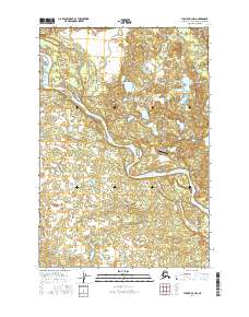 Tyonek D-3 NW 2016 topographic map thumbnail