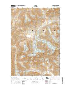 Tyonek D-7 SW topographic map thumbnail