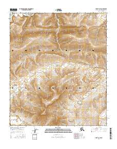 Umiat A-3 SW topographic map thumbnail