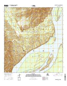 Unalakleet A-2 SW topographic map thumbnail