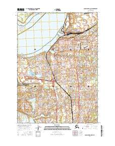 Anchorage A-8 NW 2016 topographic map thumbnail