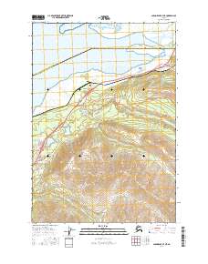 Anchorage B-7 NE 2016 topographic map thumbnail
