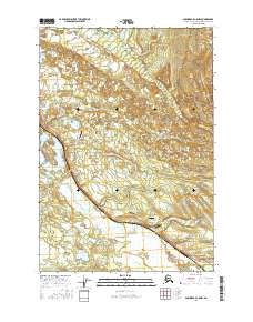 Anchorage C-8 NW 2016 topographic map thumbnail