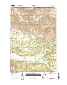 Anchorage D-3 SW 2016 topographic map thumbnail