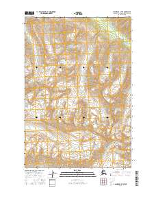 Anchorage D-7 NE 2016 topographic map thumbnail