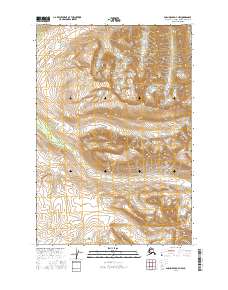 Anchorage D-7 NW 2016 topographic map thumbnail