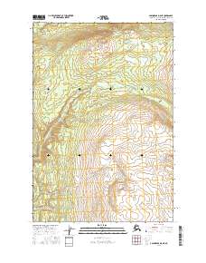 Anchorage D-8 NE 2016 topographic map thumbnail