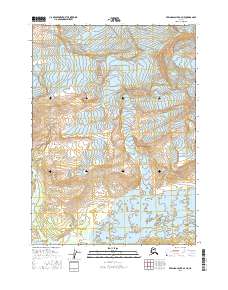 Bering Glacier A-4 NE topographic map thumbnail