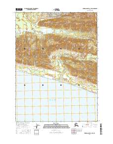 Bering Glacier A-4 SE topographic map thumbnail