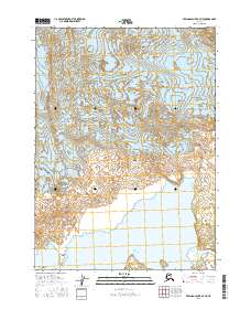 Bering Glacier A-7 NE topographic map thumbnail