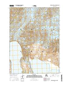 Bering Glacier A-7 NW topographic map thumbnail