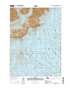 Bering Glacier B-5 NW topographic map thumbnail
