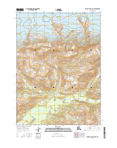 Bering Glacier B-5 SW topographic map thumbnail