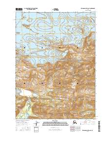 Bering Glacier B-6 SE topographic map thumbnail