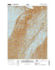 Bering Glacier B-7 SW topographic map thumbnail