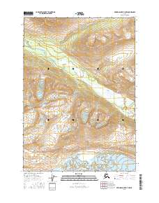 Bering Glacier D-7 NW 2016 topographic map thumbnail