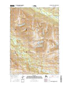 Bering Glacier D-8 NE 2016 topographic map thumbnail