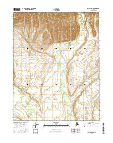 Bettles D-5 SW 2016 topographic map thumbnail