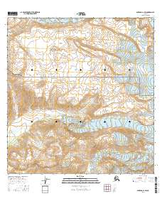 Gulkana A-1 SW 2016 topographic map thumbnail