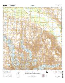 Gulkana A-2 NE 2016 topographic map thumbnail