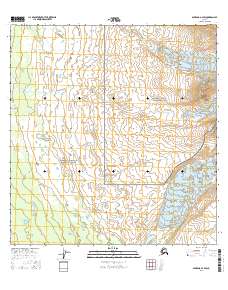 Gulkana A-2 SW 2016 topographic map thumbnail