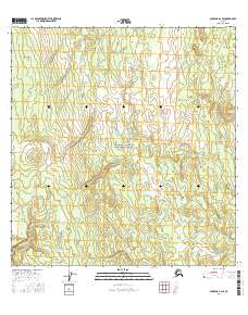 Gulkana A-3 SE 2016 topographic map thumbnail