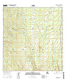 Gulkana A-4 NE 2016 topographic map thumbnail
