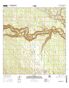 Gulkana A-4 SE 2016 topographic map preview