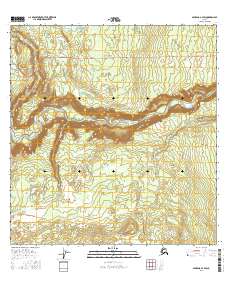 Gulkana A-4 SW 2016 topographic map thumbnail