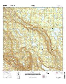 Gulkana A-5 NE 2016 topographic map thumbnail