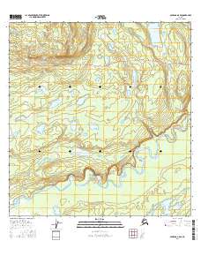 Gulkana A-5 SE 2016 topographic map thumbnail