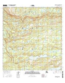 Gulkana A-5 SW 2016 topographic map thumbnail