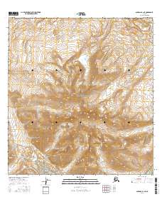 Gulkana B-1 NE 2016 topographic map thumbnail