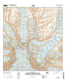 Gulkana B-1 SE 2016 topographic map thumbnail